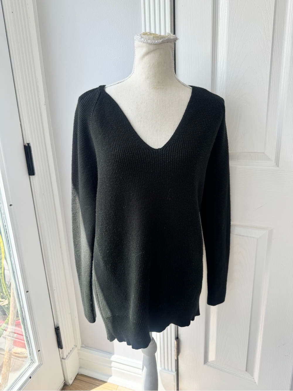 V-Neck Black Women’s Sweater